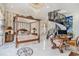 Beautiful bedroom with four poster bed, staircase and exquisite decor at 123 Pioneer Loop, Georgetown, SC 29440