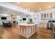 Spacious kitchen with island, stainless steel appliances, and a wooden ceiling at 139 Pioneer Loop, Georgetown, SC 29440