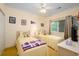Shared bedroom with twin beds, soft lighting, and personal touches, perfect for restful nights at 1505 Lantern Rest Dr. # 301, Myrtle Beach, SC 29579