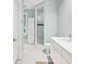 Clean bathroom with white vanity, shower and toilet at 179 Golden Bear Dr. # C4, Pawleys Island, SC 29585