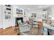 Bright living room with a view of the kitchen through a bar-style pass-through at 179 Golden Bear Dr. # C4, Pawleys Island, SC 29585