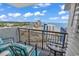 Balcony view featuring seating with a stunning view of the coastline, skyline, and ocean at 2001 S Ocean Blvd. # 1504, Myrtle Beach, SC 29577