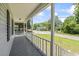 Relaxing porch view overlooking a quiet residential street at 204 Elm St., Johnsonville, SC 29555