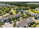 Stunning aerial view of the community with a pond and mature trees, perfect for a peaceful living environment at 205 Threshing Way # 1052, Myrtle Beach, SC 29579
