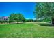 Beautiful green space with mature trees and walking path at 205 Threshing Way # 1052, Myrtle Beach, SC 29579