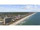 Condo aerial view showing beachfront location, amenities, and stunning views of the ocean and coast at 208 Ocean Blvd. N # 324, North Myrtle Beach, SC 29582