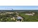 An aerial view shows the neighborhood near North Myrtle Beach and the home's proximity to nature at 250 Nature Trail, Little River, SC 29566