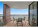 Relax and unwind on this spacious balcony with ocean views and comfortable seating at 2500 N Ocean Blvd. # 601, Myrtle Beach, SC 29577