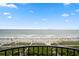 Breathtaking ocean view from private balcony with decorative black railing at 2500 N Ocean Blvd. # 601, Myrtle Beach, SC 29577