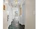 Hallway view featuring tile floors leading to living area with ocean view at 2500 N Ocean Blvd. # 601, Myrtle Beach, SC 29577