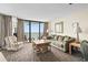 Open living area featuring balcony with ocean view and comfortable seating at 2500 N Ocean Blvd. # 601, Myrtle Beach, SC 29577