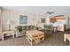 Cozy living area with adjacent kitchen, dining space, and comfortable seating at 2500 N Ocean Blvd. # 601, Myrtle Beach, SC 29577