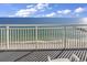 Serene ocean view from a balcony with white railings and comfortable seating at 2504 N Ocean Blvd. # 2030, Myrtle Beach, SC 29577