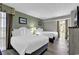 Cozy bedroom with two beds, natural light, and a stylish decor that offers a relaxing space at 2504 N Ocean Blvd. # 2030, Myrtle Beach, SC 29577
