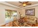 Dining room with access to a large porch with beautiful seating and an ocean view at 2790 Fowler Rd., Loris, SC 29569