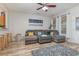 Bright living room with comfortable sectional sofa and open design, perfect for entertaining at 310 Kiskadee Loop # D, Conway, SC 29526