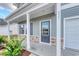 Covered front porch shows the entrance door and the house number at 335 Garden Grove St, Conway, SC 29526