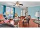 Inviting living room featuring hardwood floors and lots of natural light at 340 Boxcar Dr., Longs, SC 29568