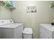 Efficient laundry room with washer, dryer, and storage space for ease of use at 3676 Clay Pond Village Ln. # 4, Myrtle Beach, SC 29579