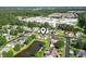 Community aerial view showing the home's location near a pond at 4012 Grousewood Dr., Myrtle Beach, SC 29588