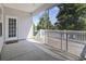 Screened patio with a view of the back yard and waterfront at 417 Grain Field Dr., Georgetown, SC 29440