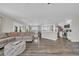 Open concept living space features modern kitchen, living, and dining areas for seamless entertaining at 4501 Farm Lake Dr., Myrtle Beach, SC 29579