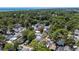 Aerial view of the home surrounded by mature trees, close to the beach at 6001 - 1842 S Kings Hwy., Myrtle Beach, SC 29575