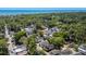 Stunning aerial view of the home and community, showcasing mature trees and nearby beach at 6001 - 1842 S Kings Hwy., Myrtle Beach, SC 29575