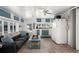 Comfortable living room area, with open concept into the kitchen, with bright natural light at 6001 - 1842 S Kings Hwy., Myrtle Beach, SC 29575