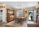 Traditional dining area featuring wood floors and a hutch for storage at 601 Jousting Ct., Conway, SC 29526