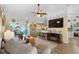 Bright living room offers ample seating and a clear view of the adjacent rooms at 601 Jousting Ct., Conway, SC 29526