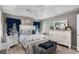 Comfortable bedroom featuring a ceiling fan and an abundance of natural light at 601 Jousting Ct., Conway, SC 29526