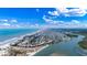 Spectacular aerial view of an oceanfront condo complex nestled on a picturesque coastline at 6309 N Ocean Blvd. # 14 E, North Myrtle Beach, SC 29582