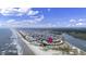 Aerial view of buildings with a water view, city, and beach at 6309 N Ocean Blvd. # 14 E, North Myrtle Beach, SC 29582