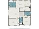 Floor plan showcasing the layout of the home's bedrooms, bathrooms, and living spaces at 8076 Fort Hill Way, Myrtle Beach, SC 29579