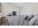 Comfortable bedroom featuring a queen-sized bed, soft carpet, and neutral colored walls at 924 Akron St., Conway, SC 29526