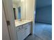 Bathroom with vanity and granite countertop at 9409 Long Meadow Way, Longs, SC 29568