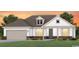 Charming single Gathering home featuring a two-car garage and manicured lawn at 9419 Long Meadow Way, Longs, SC 29568