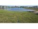 Spacious backyard overlooking a lake, providing a serene outdoor space at 1232 Lady Bird Way, North Myrtle Beach, SC 29582