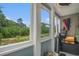 Relax and enjoy the outdoors with this wonderful view from the screened in patio at 1460 Blue Tree Ct. # E, Myrtle Beach, SC 29588