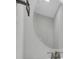 Bathroom featuring a round mirror over a sink with brushed metal hardware at 1545 Coastal Cove Ln, Calabash, NC 28467