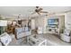 Inviting living room with comfortable seating and an open concept design for easy entertaining at 1625 S Ocean Blvd. # 309, North Myrtle Beach, SC 29582