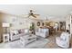 Comfortable living room with a dining area and an open floor plan at 1625 S Ocean Blvd. # 309, North Myrtle Beach, SC 29582