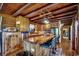Gourmet kitchen featuring wood cabinetry, stainless steel appliances, and a breakfast bar at 181 Halfway Rd., Nichols, SC 29581