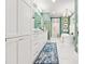 Elegant bathroom featuring a soaking tub, double vanity, and marble floors at 21 Whitehall Ave., Georgetown, SC 29440