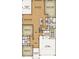 Detailed floor plan showcasing the layout of the home, including bedrooms, kitchen, and living areas at 2219 Flatleaf Ct, Longs, SC 29568