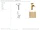 Features a pedestal sink, modern brass faucet, toilet, and sand dune flooring at 2408 Hillbourne Loop, North Myrtle Beach, SC 29582