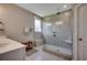 Spa-like bathroom with a large walk-in shower, neutral tile, and modern fixtures, designed for relaxation and comfort at 251 Copper Leaf Dr., Myrtle Beach, SC 29588