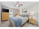 Bedroom boasts soft natural light, calming colors, and carpet flooring at 284 Whipple Run, Myrtle Beach, SC 29588