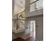 Open foyer with chandelier, stairway, wood floors and neutral paint at 3017 Mercer Dr. # 0, Conway, SC 29526